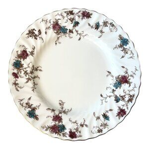 Set of 4 - Vintage Minton England "Ancestral" Bone China 8" Side Plates - 1950s